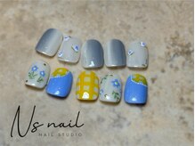 エヌズネイル 三鷹駅前北口店(n’s nail)/blue design 定額9600/10600