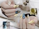 大人ニュアンスミラーネイル