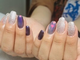 マグネットネイルアート