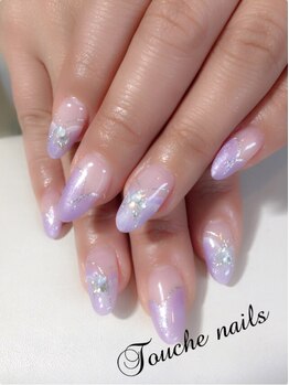 トゥーシェネイルズ(Touche'nails)/お客様ネイル 7000円
