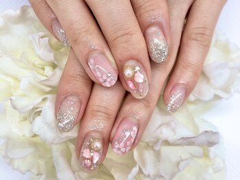 ディーネイル 京橋(D-nail)/立和名/桜ネイル
