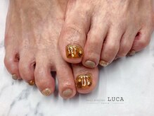 ネイルアトリエルカ(nail atelier LUCA)/W-816 大人上品べっ甲ネイル