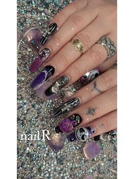 ネイルアール(nail R)/ハロウィンネイルです♪