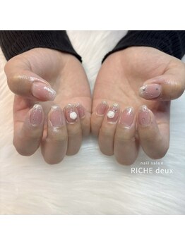 リッシュ ドゥ(RICHE deux)/チーク×ラメグラネイル