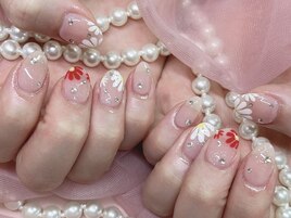 お花ネイル