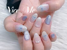 ナイスミー(Nice Me)/手描きリボン　マグ