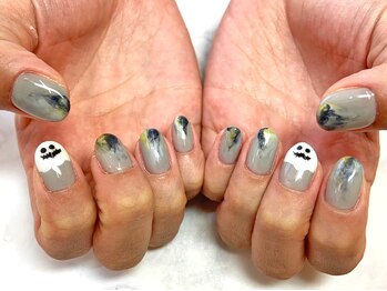 おばけ*ハロウィンネイル♪