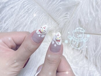 メロディービューティーサロン(Melody)/雪だるまネイル