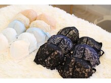 体に合った下着選びも、無理なくご提案