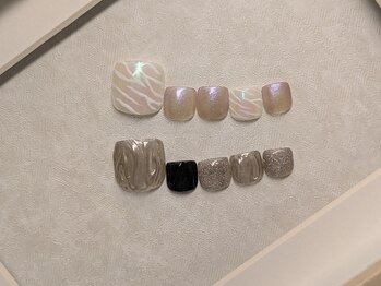 【フットネイル】定額デザイン