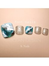 S. Nails【フィルイン/長さだし/マグネット/ニュアンス/フット/ハンドケア】/オーシャンデザイン