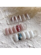 エムズネイル 本店/8月　サンプルA   ￥7100