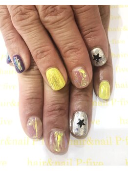 ヘアアンドネイル ピーファイブ(P-five)/輝く！店長ネイル♪