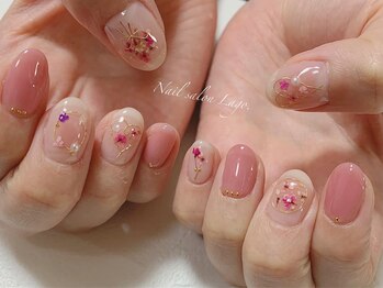 ネイルサロン ラゴ(Nail salon Lago.)/押し花ネイル