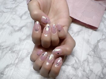 ネイルアンドアイラッシュサロン エスポアール(nail&eyelash salon espoir)/オーロラネイル 75分コース