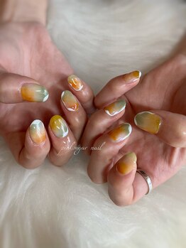 ピンクシュガーネイル(pink sugar nail)/個性派ニュアンス