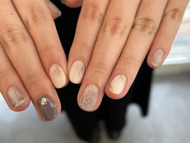 グレー×ホワイト　上品に☆