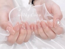 ミルキーココ(milky Coco)/バレリーナリボンネイル