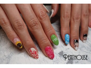 ペントハウス(Penthouse)/手描きアート3時間コース