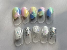 8月限定シンプルアート