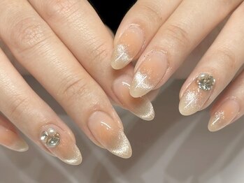 バベル 新町店(Babel)/オレンジチークマグネイル