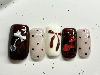 ピョルネイル 浦和(Byul Nail)/手書きリボン