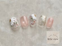 リトルビュー(little view)/押し花×マーガレット￥11980