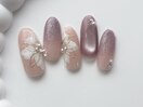 フラワーネイル/8000円