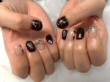 ザ バーム 船橋店(THE BALM)/チョコレートネイル/冬ネイル