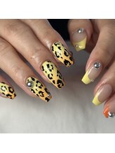 ネイルアトリエビー(nail atelier be’)/レオパードデザイン