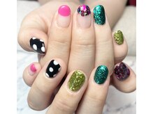 ヘアーアンドネイル ルシア(Hair&Nail Lucia)/ギラギラネイル