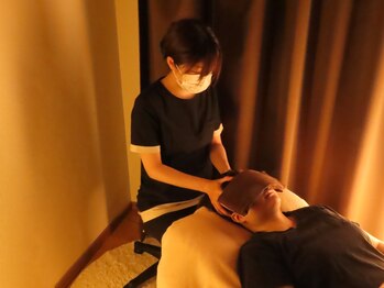 とうみんの森 幟町店の写真/【疲れた脳を癒すゆったり時間】凝り固まった頭皮をゆっくりじんわりほぐします☆