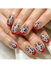 レオパード&赤フレンチ♪