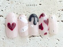 アウロラ 代々木上原(AURORA)/バレンタインネイル　アート