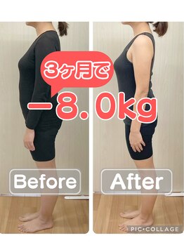 美サロンミユ(美salon miu)/40代、３ヶ月-8kg