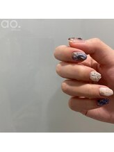 アオ 渋谷(ao.)/ぷっくりネイル