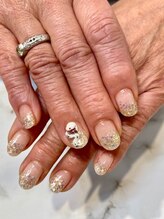 エーナイン イオン秋田中央店/ヘビ年ネイル