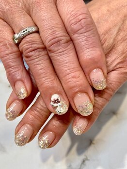 エーナイン イオン秋田中央店/ヘビ年ネイル