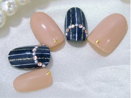 大人ストラップネイル
