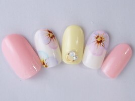 パステル大花柄