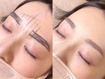 リム(Lim)の写真/【似合わせ眉スタイリングはプロにお任せ！】Lim式の骨格に合わせた黄金比眉で垢抜けた印象に♪
