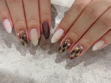 ネイル スパ ココプラス(Nail spa Cocoplus)/ブラウンのニュアンスネイル