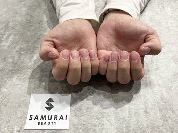 サムライビューティー 西新宿本店(SamuraiBeauty)の写真/【NewOpen】メンズ専門店でメンズネイルを！クリアジェルからお洒落なカラーネイルも！