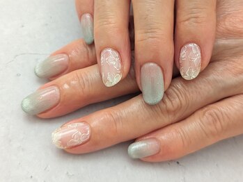 エムスラッシュ ネイル センター北店(M.SLASH)/パラジェル フラワーアート♪