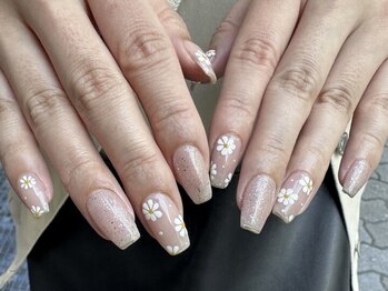 オーロラ アメ村店(AURORA)/フラワーネイル