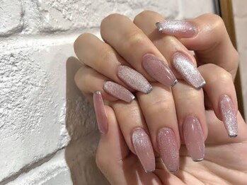 フェンネイル 熱田店(Fen Nail)の写真/【ご新規オフ無料】人気No.1☆マグネットネイルワンカラー¥3500！トレンドのマグネットもリーズナブルに♪