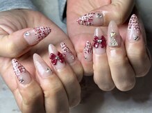 クリーク(CREEK)/ボルドーツイードバレンタイン