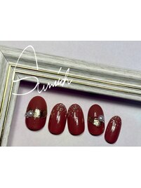 ニュアンス春ネイル