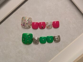 【フットネイル】定額デザイン