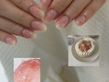 夏 ニュアンスネイル　錦糸町